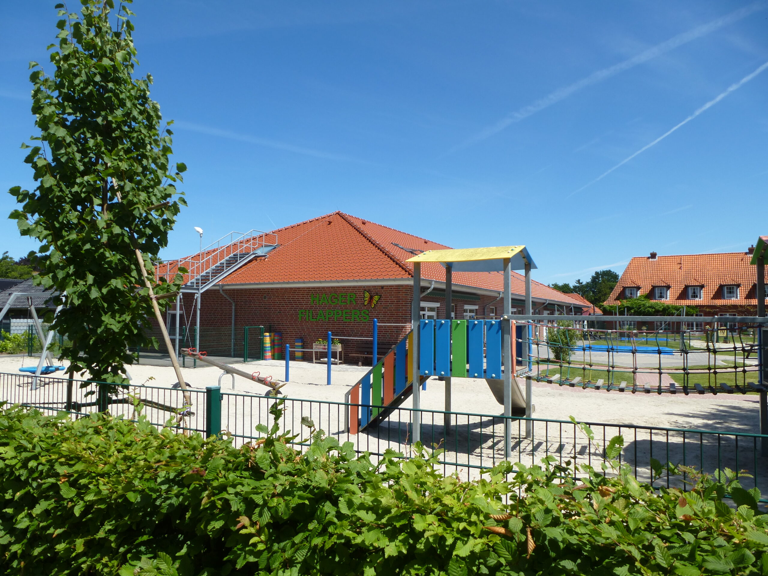 Umgestaltung des Außenbereichs im Kindergarten „Hager Filappers“